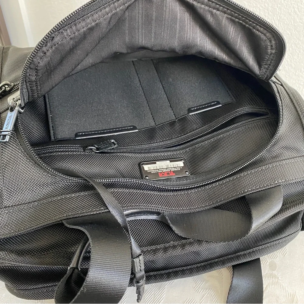 Tumi carry on laptop bag